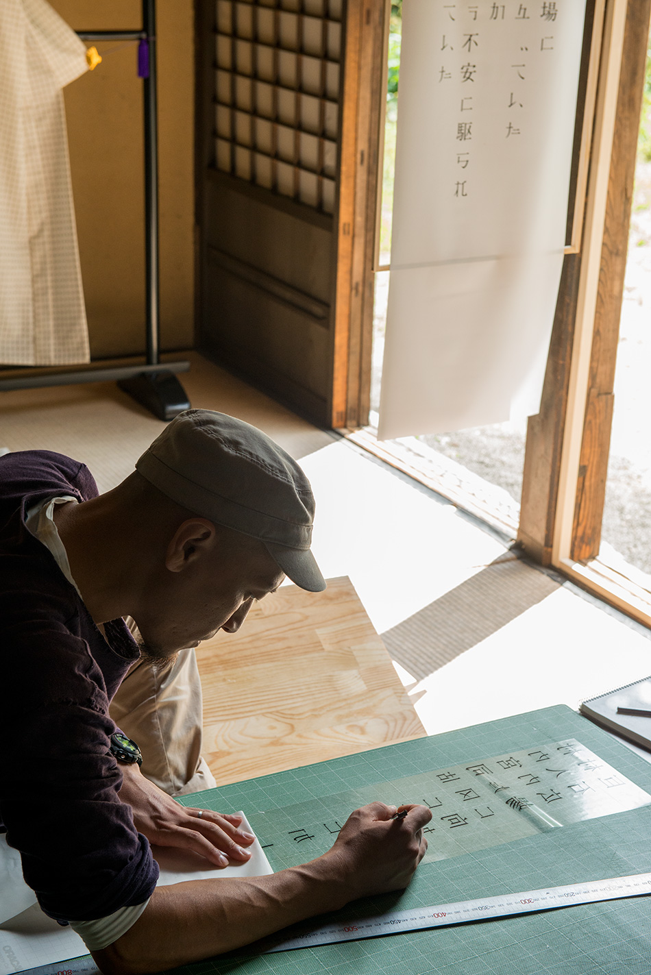 切り出された文字たち